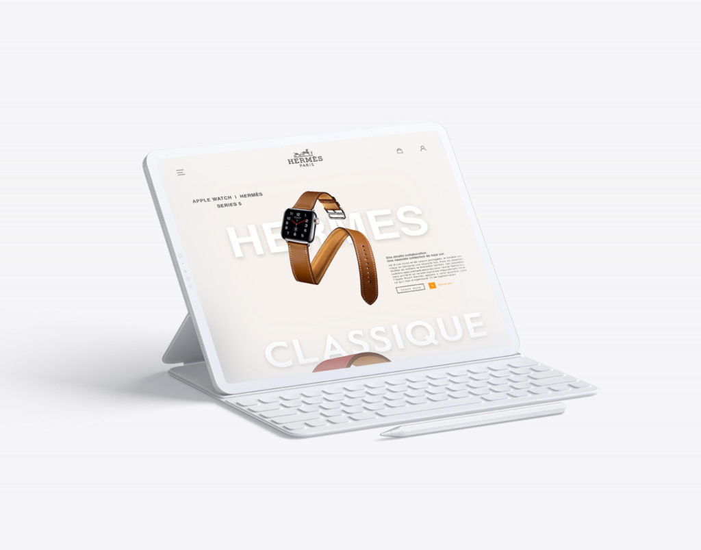 Landing Page Hermès x Apple